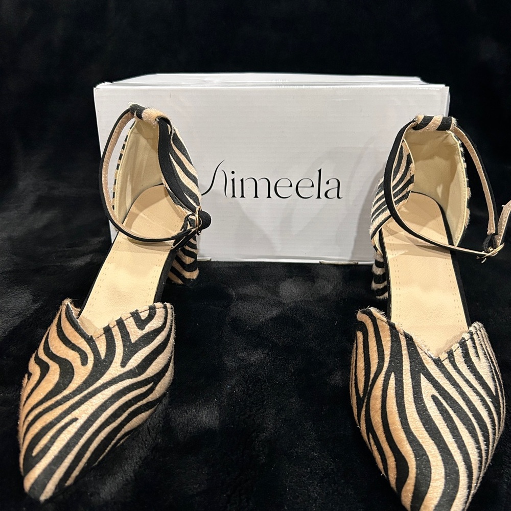 Zebra Print Heels - Picture 4 of 4